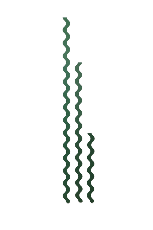 Wave III Plant Stake - Forest Green - Collection